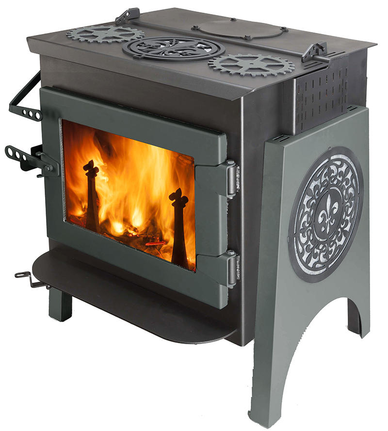 Ideal Steel Hybrid Wood Stove